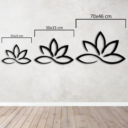 Zen Lotus Metal Painting