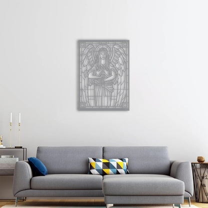 Protective Silence Metal Painting