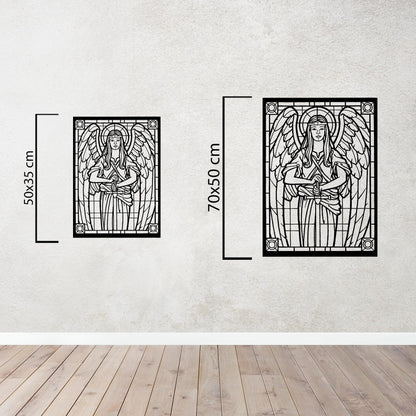 Protective Silence Metal Painting