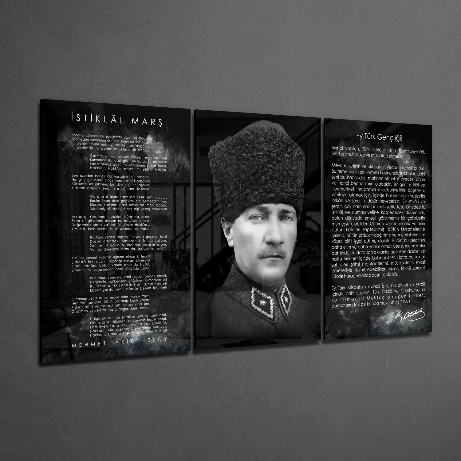 Atatürk  Mega Cam Tablo