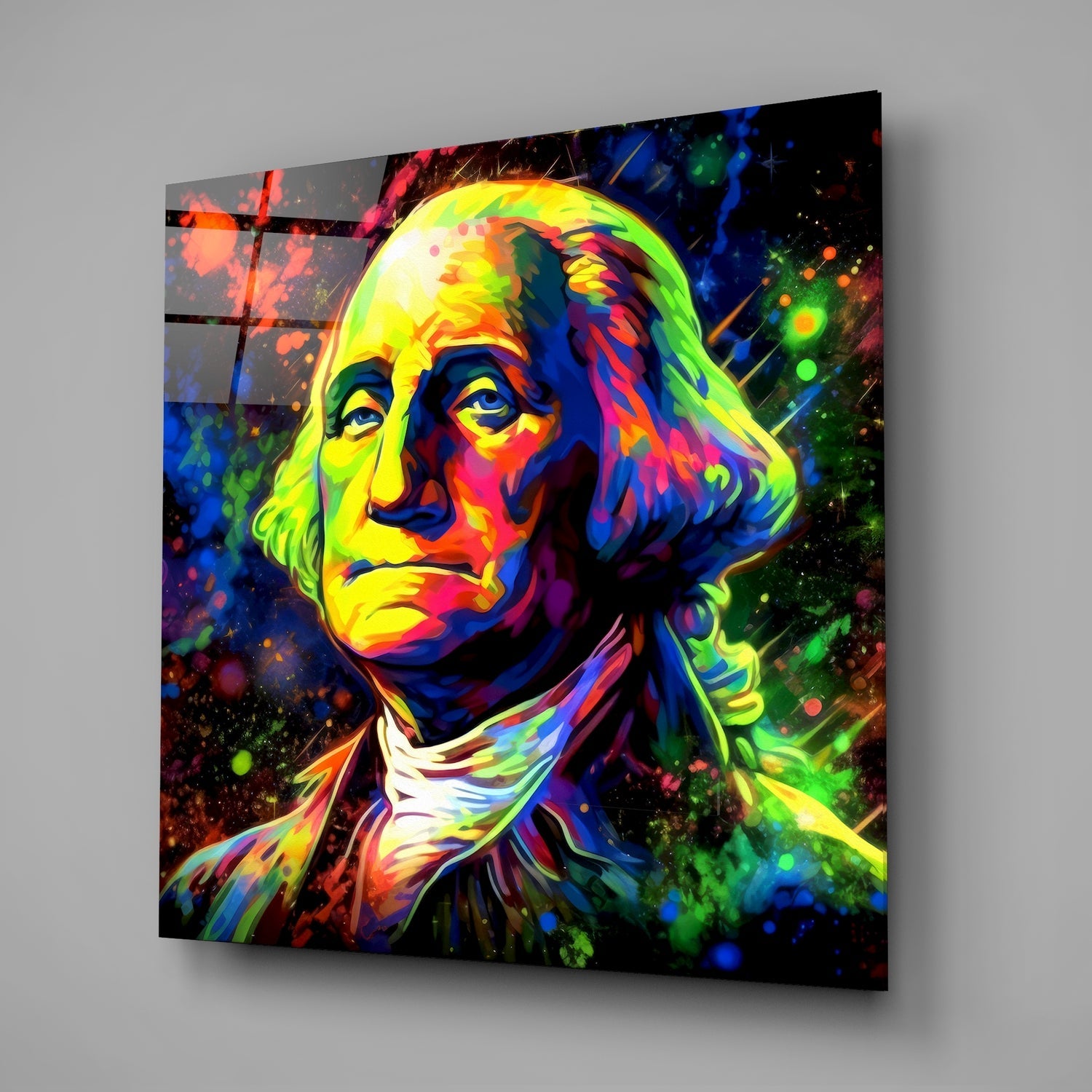 Benjamin Franklin Cam Tablo || Tasarımcı Koleksiyonu