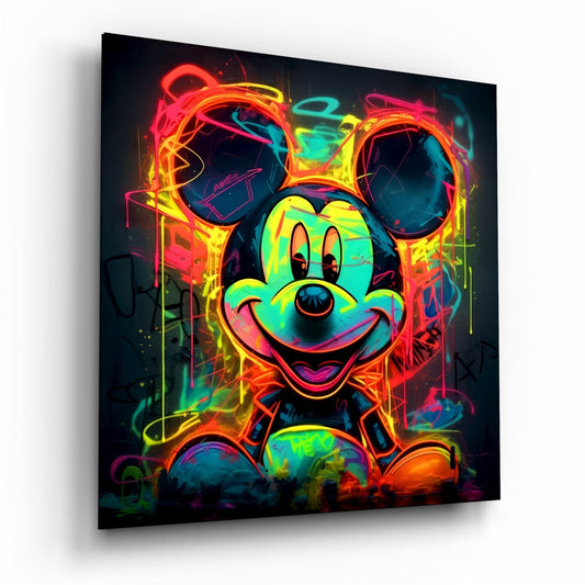 Neon Mickey Cam Tablo
