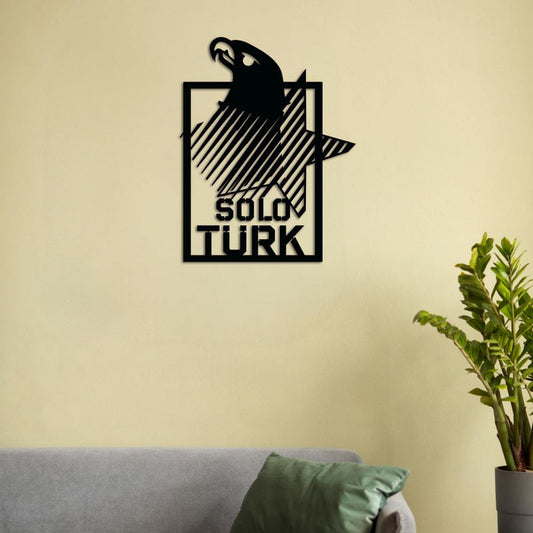 Gökyüzünün Kahramanı Solo Türk Metal Tablo