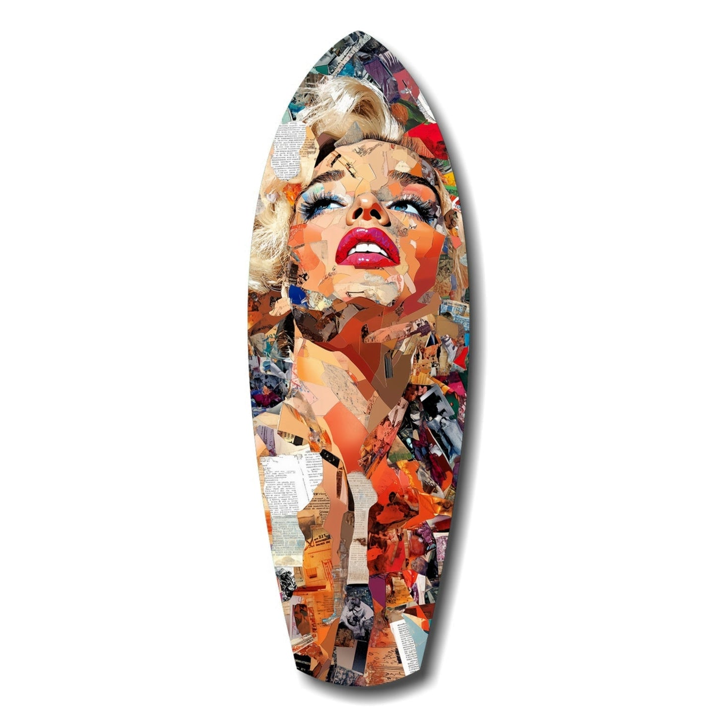 Marilyn Monroe En Parlak Yıldız Cam Tablo
