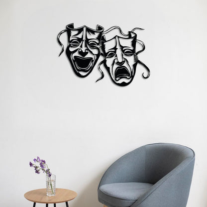 Mask of Art Metal Painting