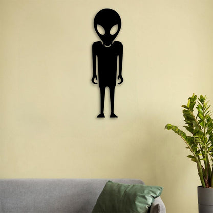Galactic Visitor Metal Painting