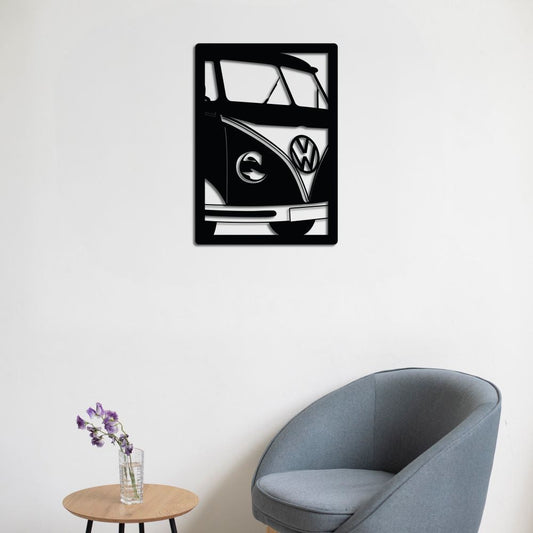 Retro Seyahat Metal Tablo