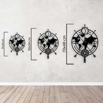 Exploration and Direction Map – Metal Table