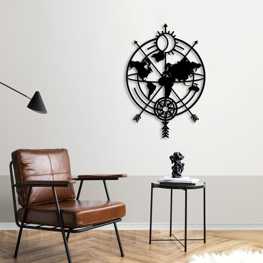 Exploration and Direction Map – Metal Table